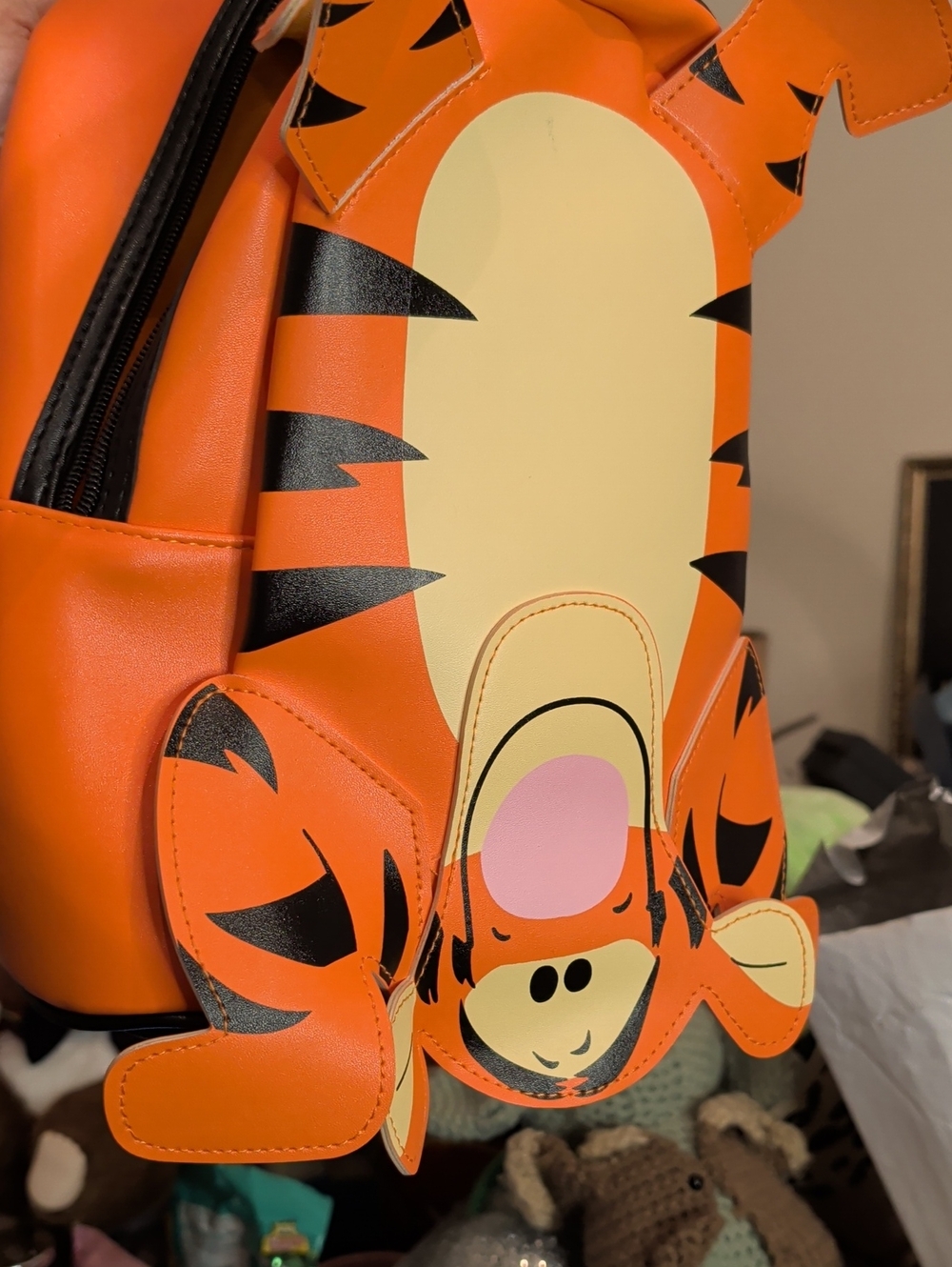 Orange Tigger Character Backpack - Cute Tiger Design